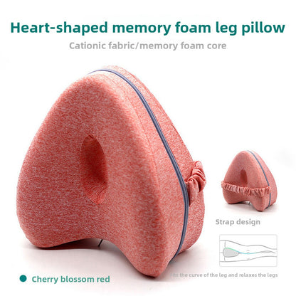 Memory Foam Leg Pillow for Side Sleeping and Travel