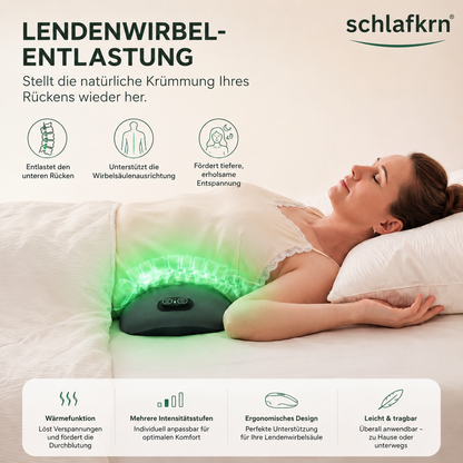 Lumbar massage pillow