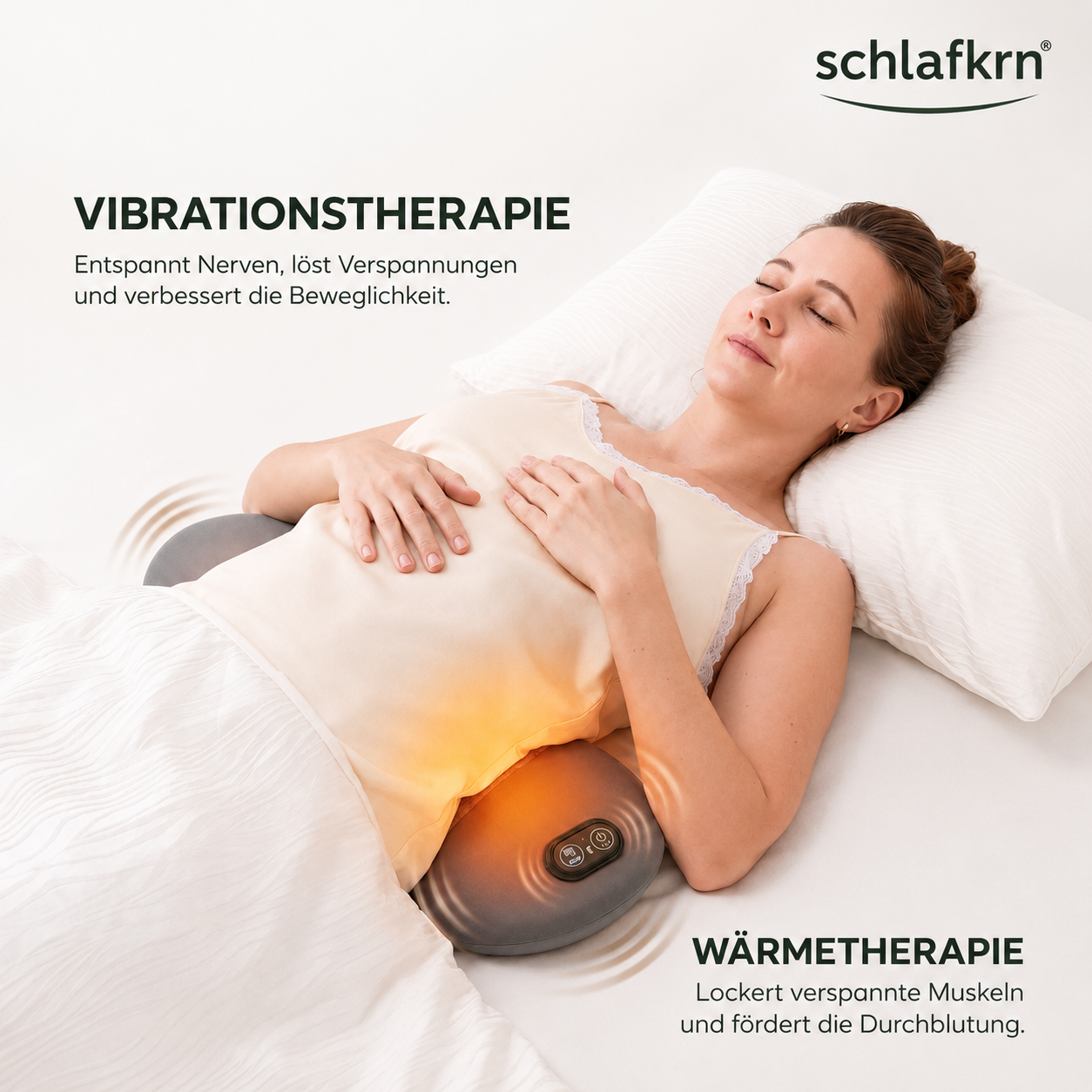 Lumbar massage pillow