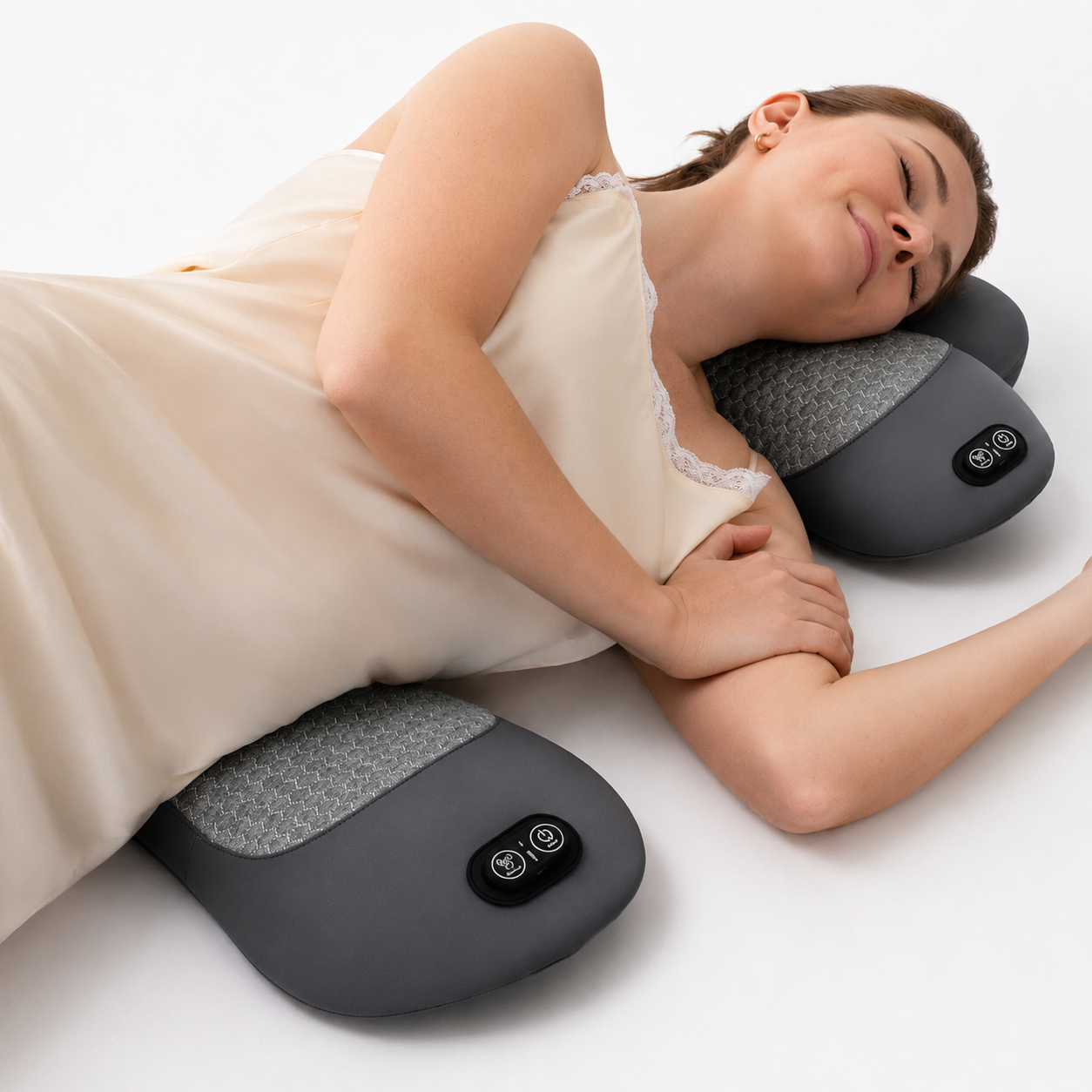 Lumbar massage pillow