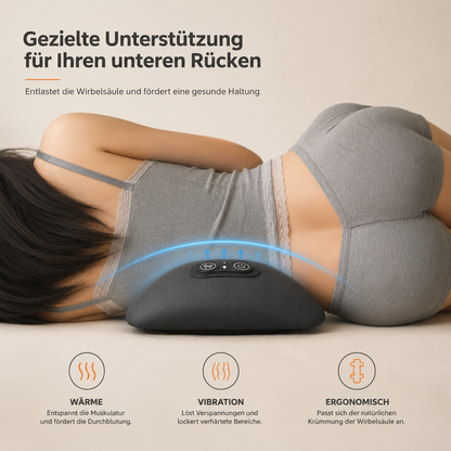 Lumbar massage pillow