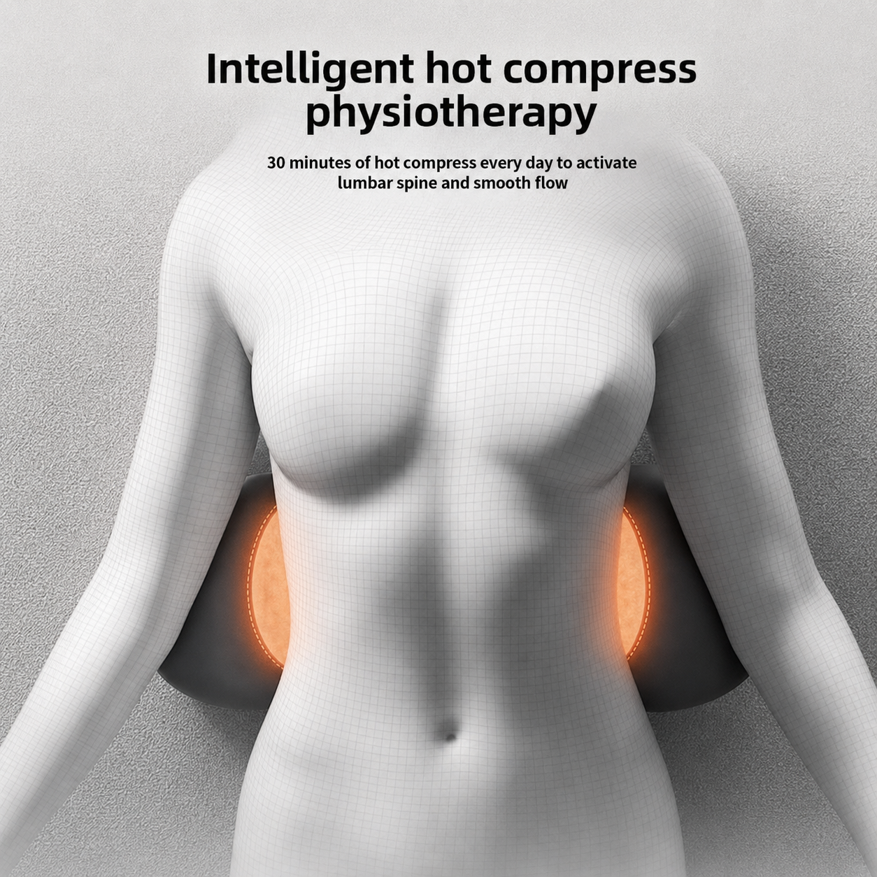 Lumbar massage pillow