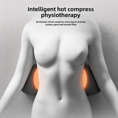 Lumbar massage pillow